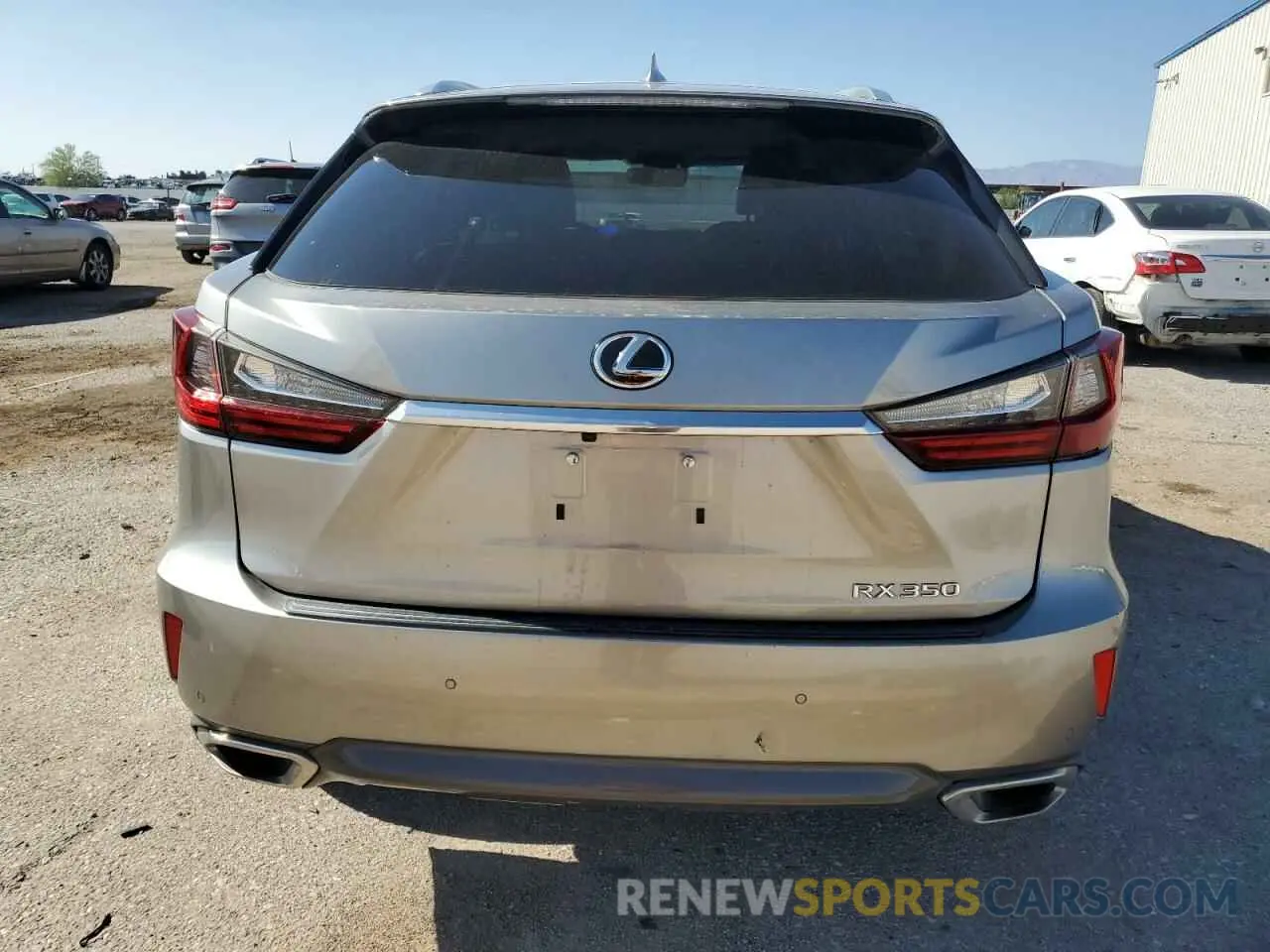 6 Photograph of a damaged car 2T2ZZMCA0KC134617 LEXUS RX350 2019
