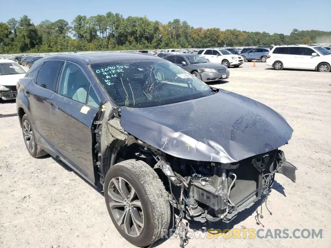 1 Photograph of a damaged car 2T2ZZMCA0KC135797 LEXUS RX350 2019