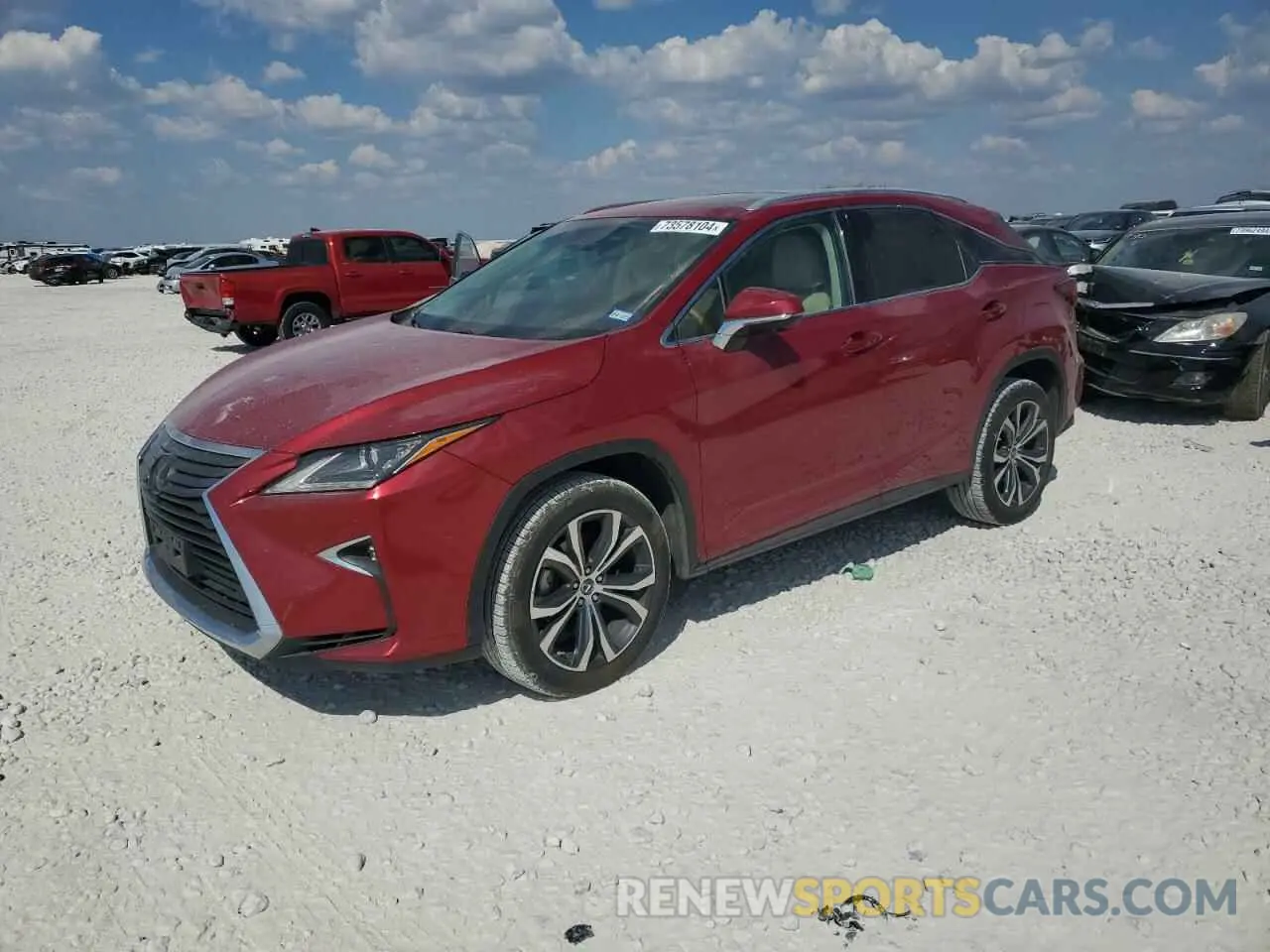 1 Photograph of a damaged car 2T2ZZMCA0KC138490 LEXUS RX350 2019