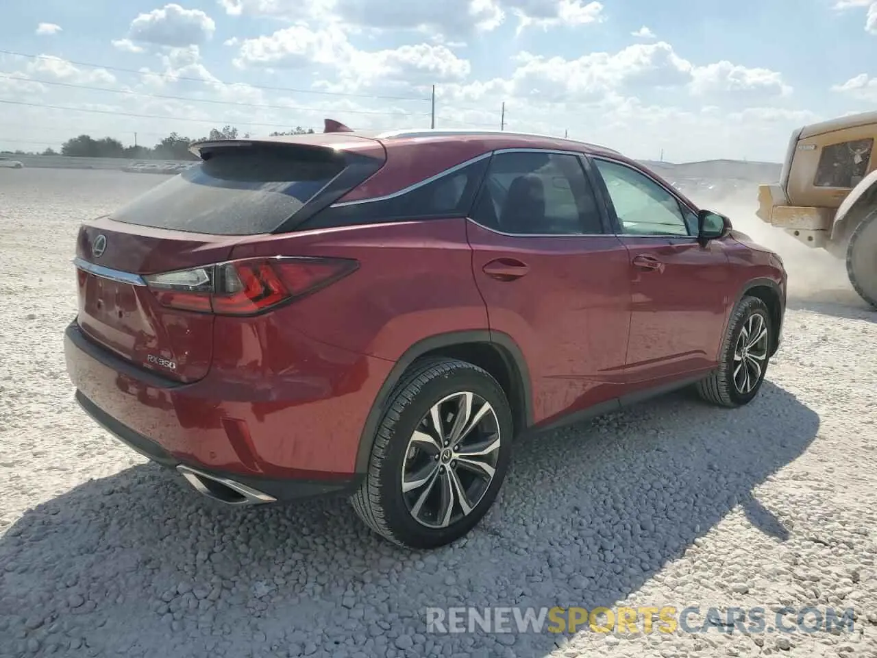 3 Photograph of a damaged car 2T2ZZMCA0KC138490 LEXUS RX350 2019