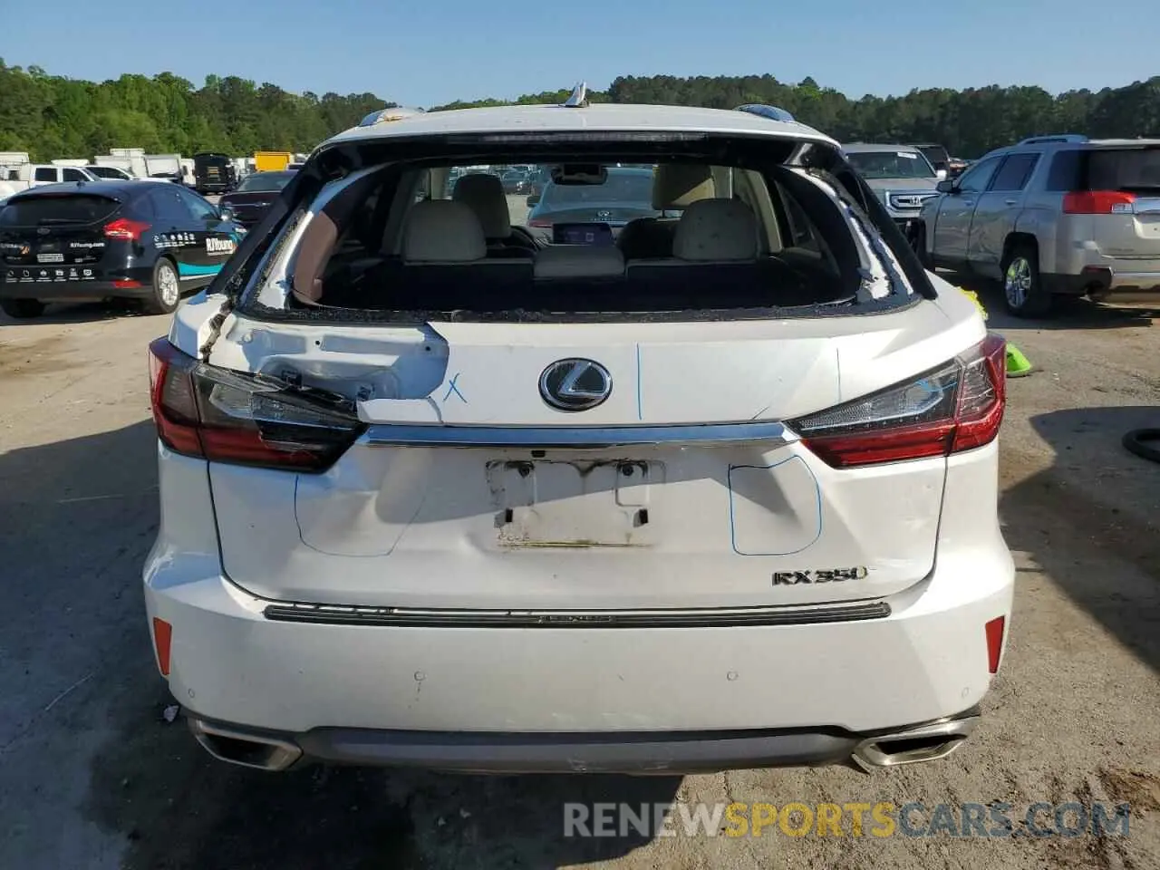 6 Фотография поврежденного автомобиля 2T2ZZMCA1KC121505 LEXUS RX350 2019