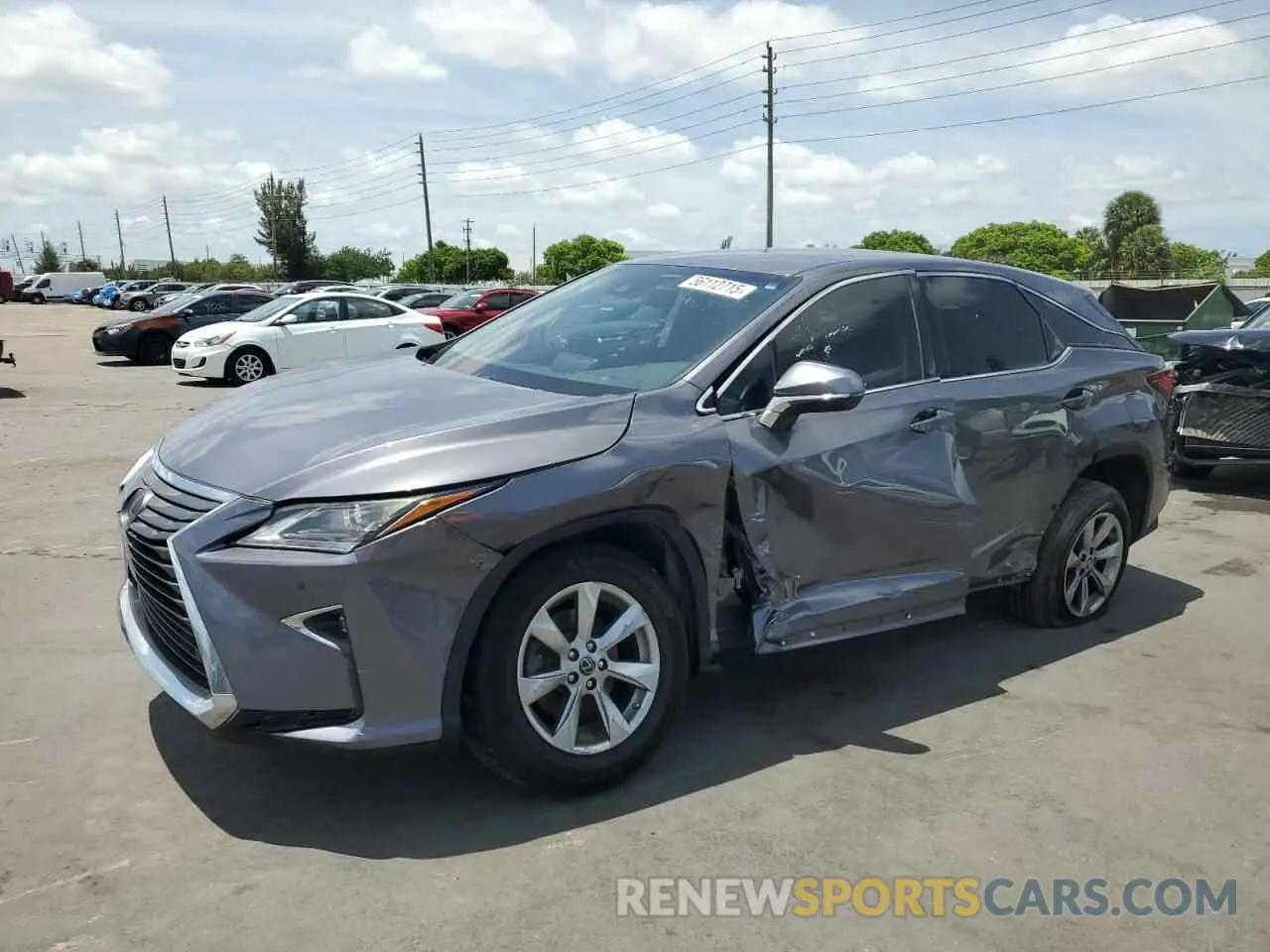 1 Photograph of a damaged car 2T2ZZMCA1KC134965 LEXUS RX350 2019