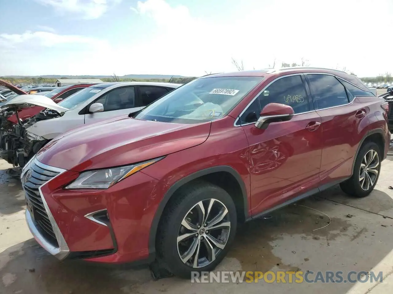 1 Photograph of a damaged car 2T2ZZMCA4KC118386 LEXUS RX350 2019
