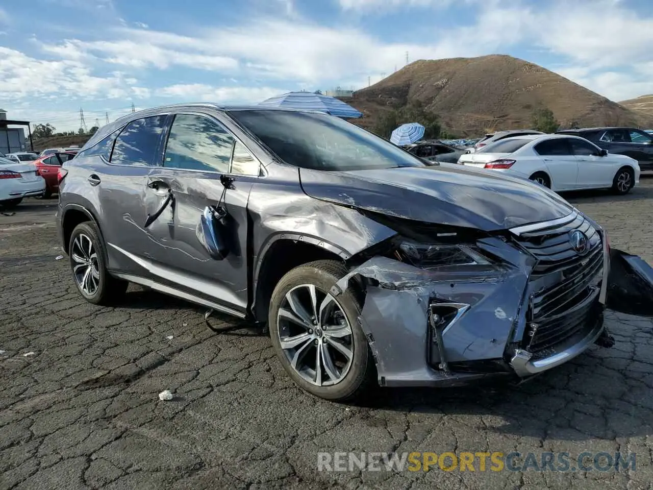 1 Photograph of a damaged car 2T2ZZMCA4KC122132 LEXUS RX350 2019