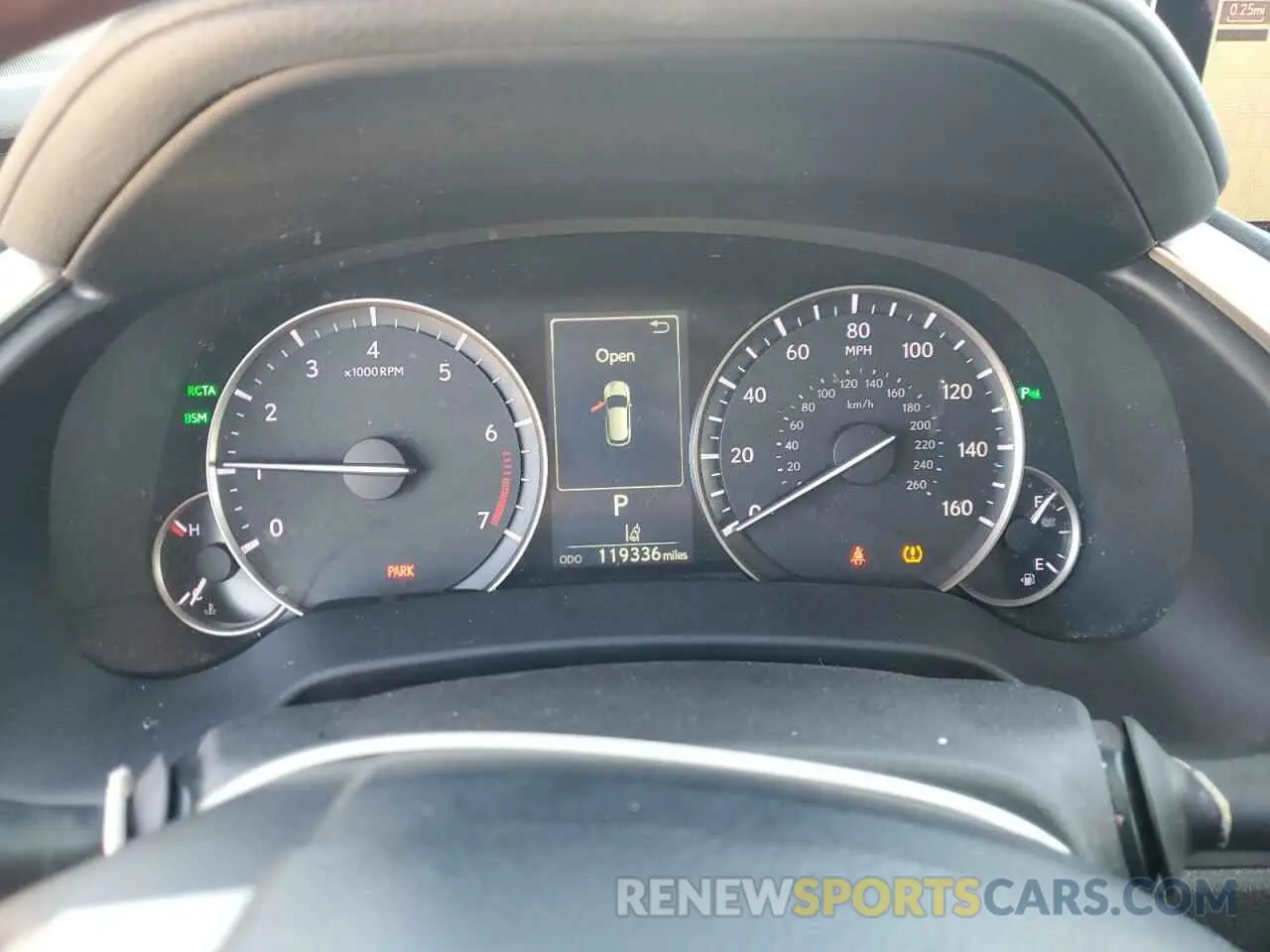 9 Фотография поврежденного автомобиля 2T2ZZMCA4KC151209 LEXUS RX350 2019