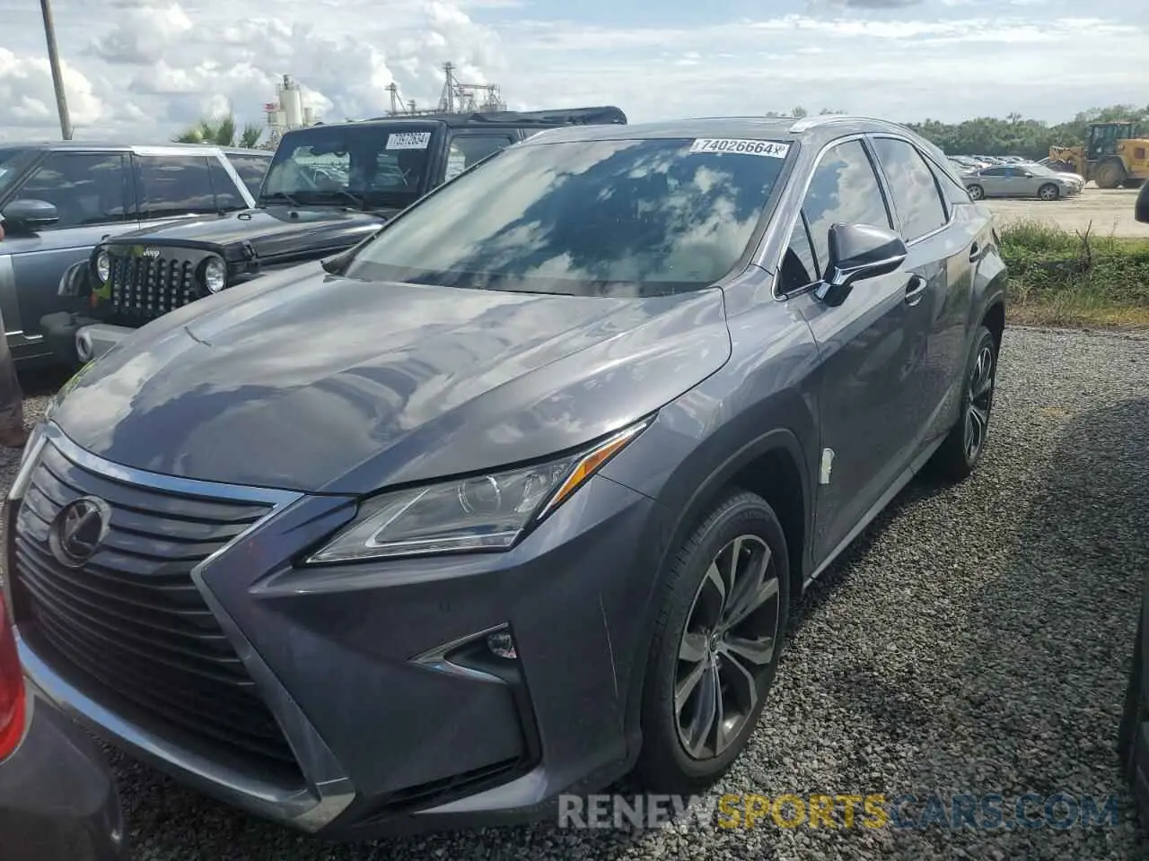 1 Photograph of a damaged car 2T2ZZMCA5KC124911 LEXUS RX350 2019