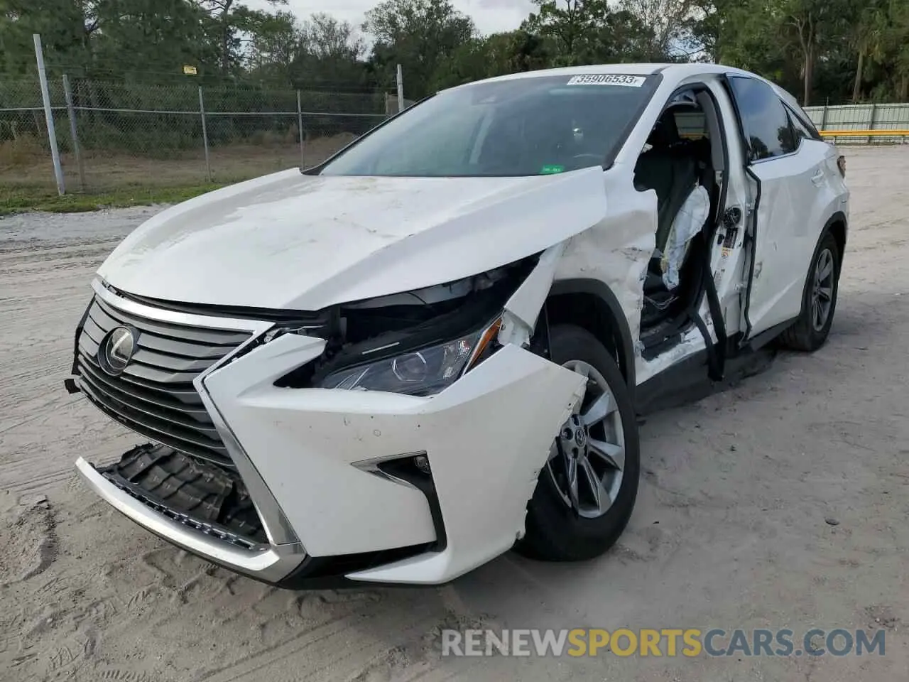 1 Photograph of a damaged car 2T2ZZMCA6KC146674 LEXUS RX350 2019