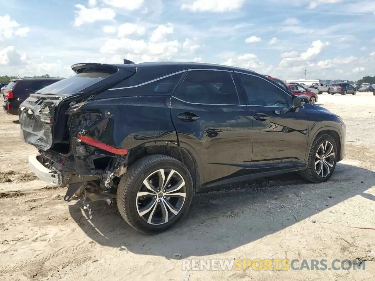 3 Photograph of a damaged car 2T2ZZMCA8KC130363 LEXUS RX350 2019