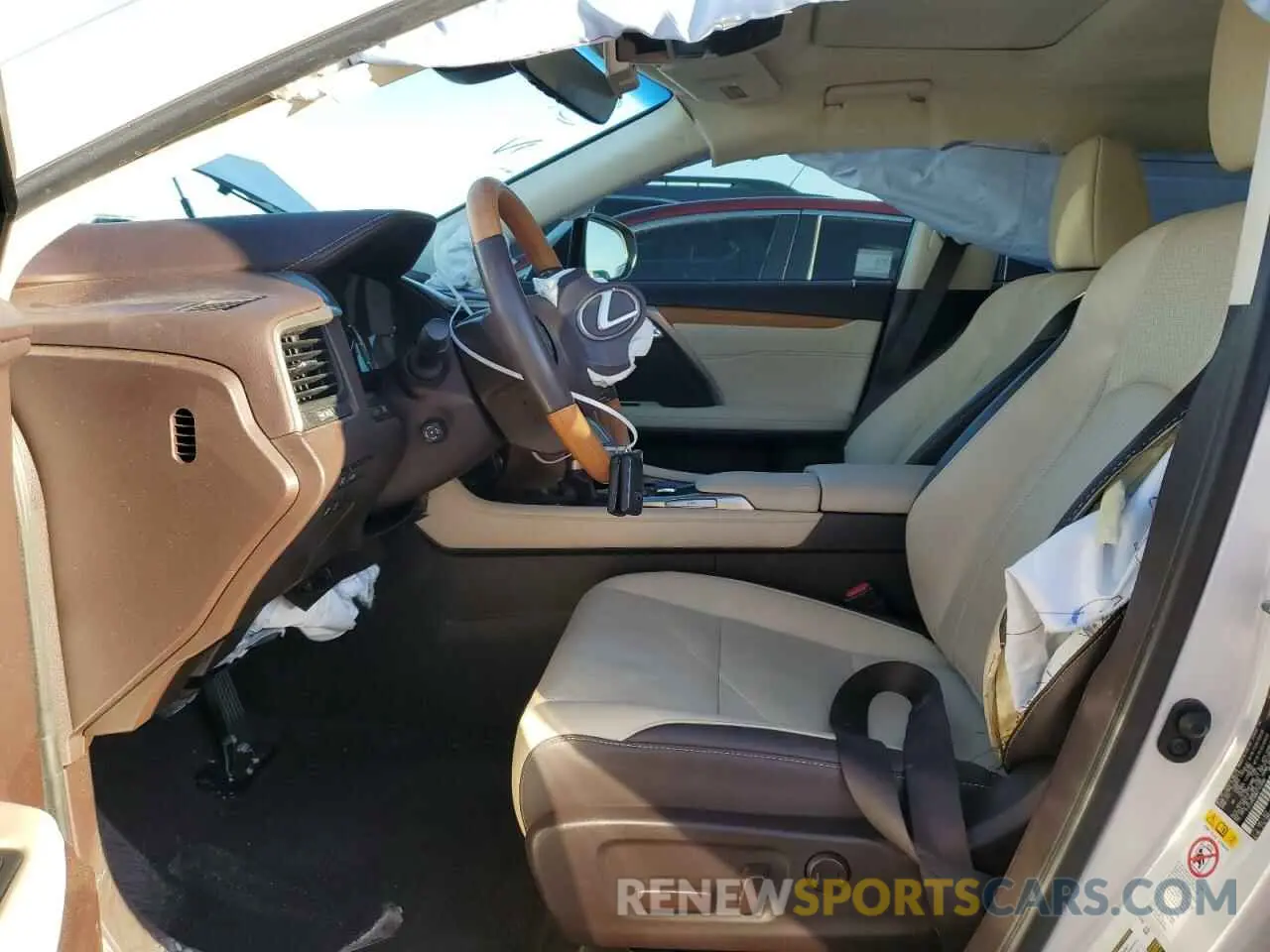 7 Фотография поврежденного автомобиля 2T2ZZMCA8KC142688 LEXUS RX350 2019