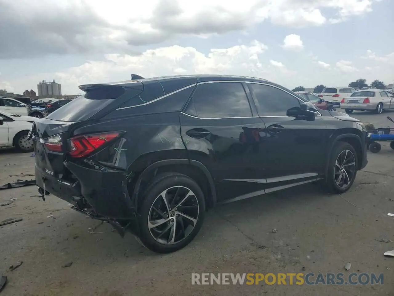 3 Photograph of a damaged car 2T2ZZMCA8KC145381 LEXUS RX350 2019