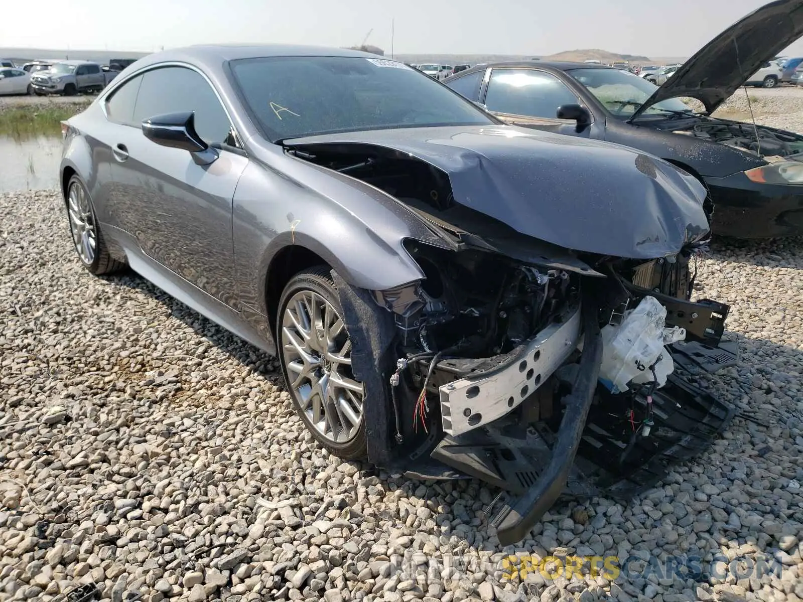 1 Photograph of a damaged car JTHS85BCXK5004759 LEXUS RX350 2019