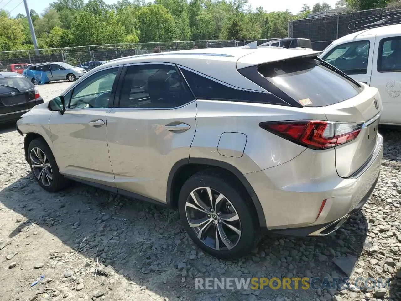 2 Photograph of a damaged car JTJBZMCA5K2041190 LEXUS RX350 2019