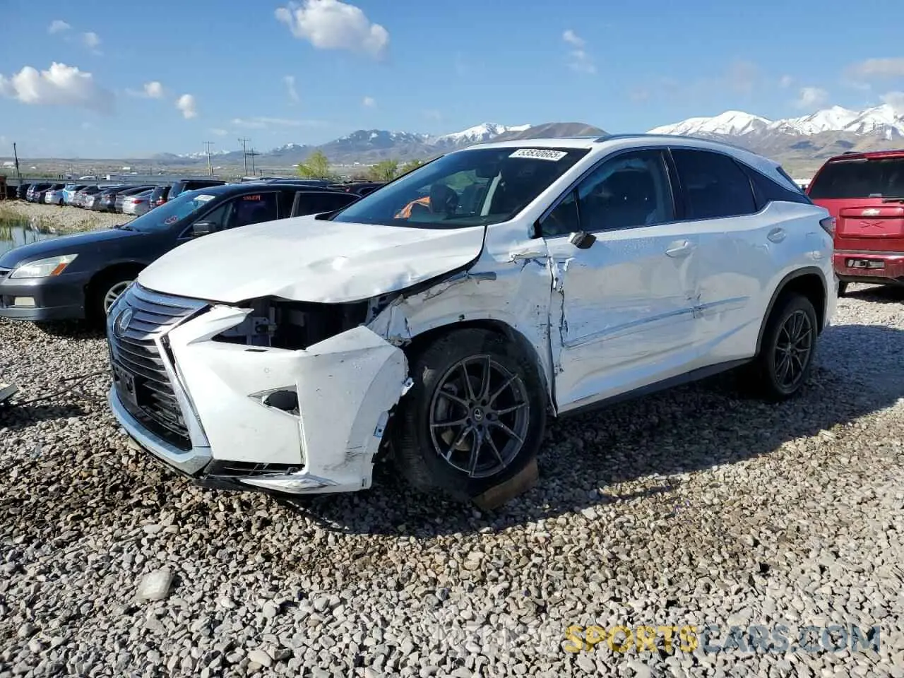 1 Фотография поврежденного автомобиля JTJBZMCA6K2040114 LEXUS RX350 2019