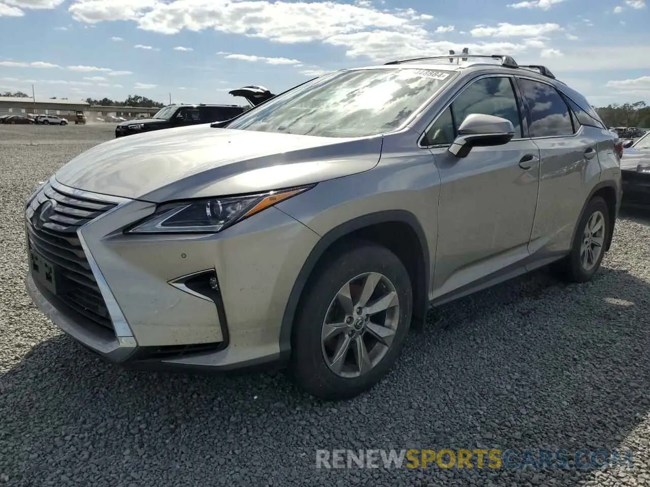 1 Photograph of a damaged car JTJBZMCA8K2041572 LEXUS RX350 2019