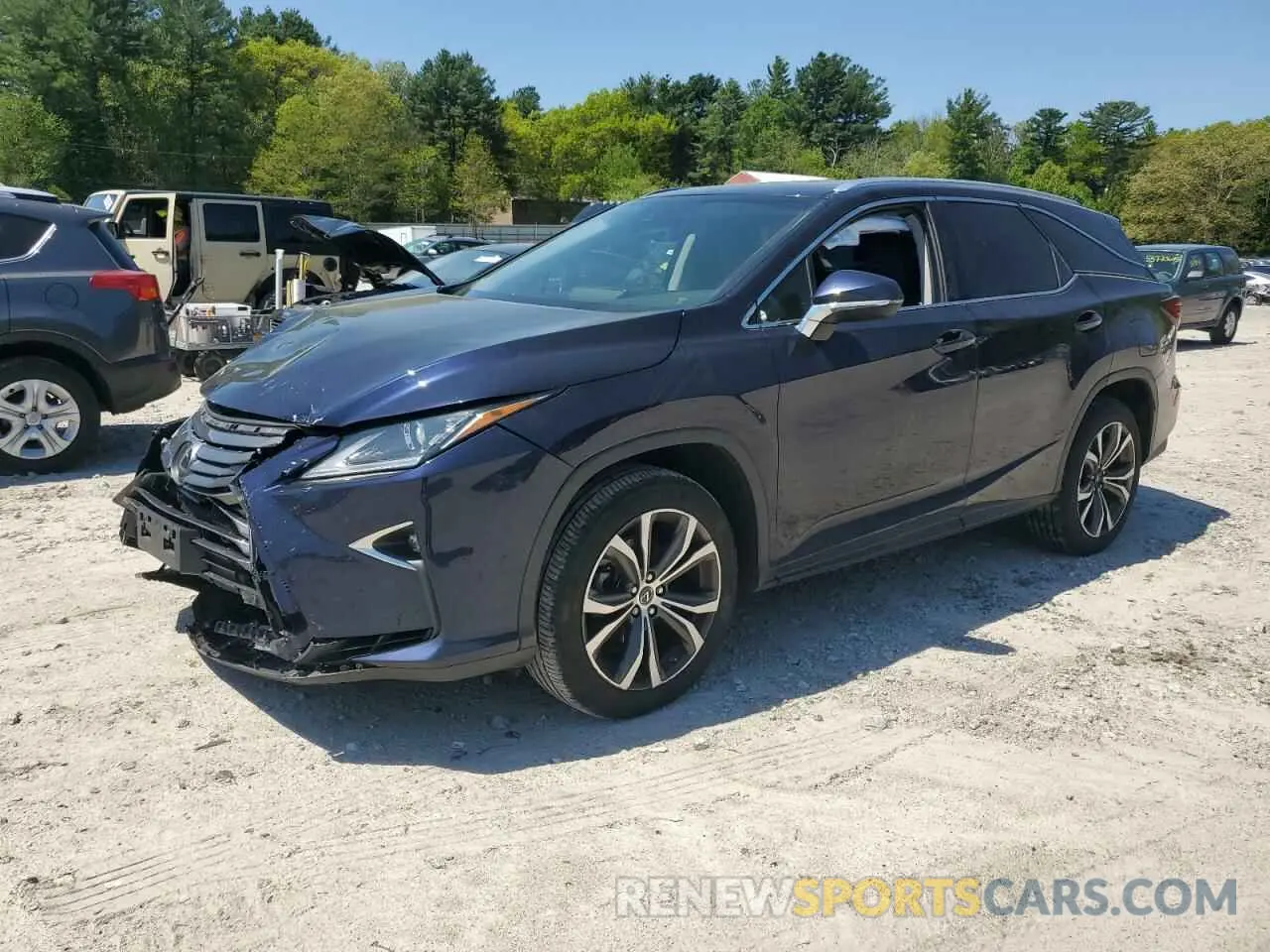 1 Photograph of a damaged car JTJDZKCA3K2018360 LEXUS RX350 2019