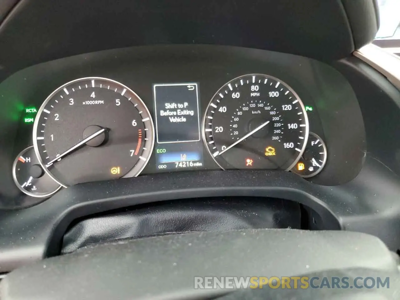 9 Photograph of a damaged car JTJDZKCAXK2020347 LEXUS RX350 2019