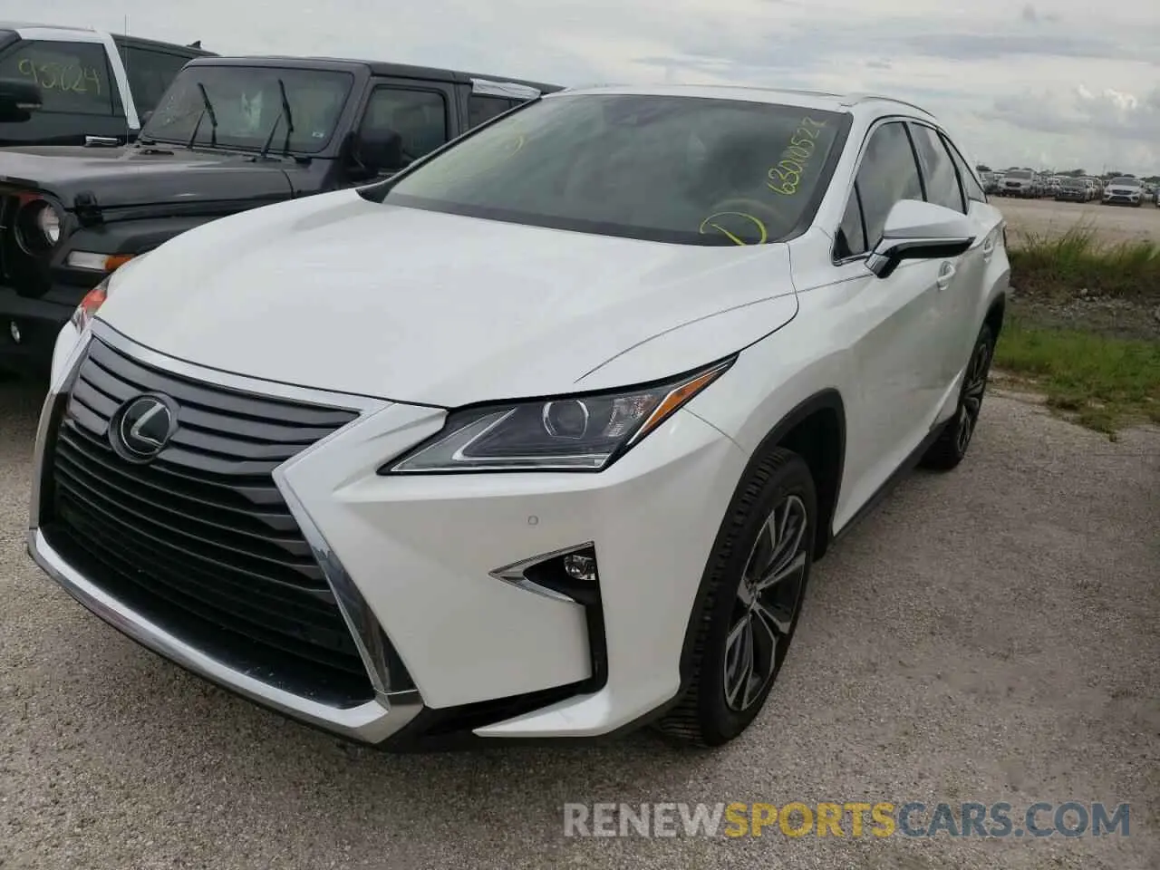 1 Фотография поврежденного автомобиля JTJGZKCA8K2012969 LEXUS RX350 2019
