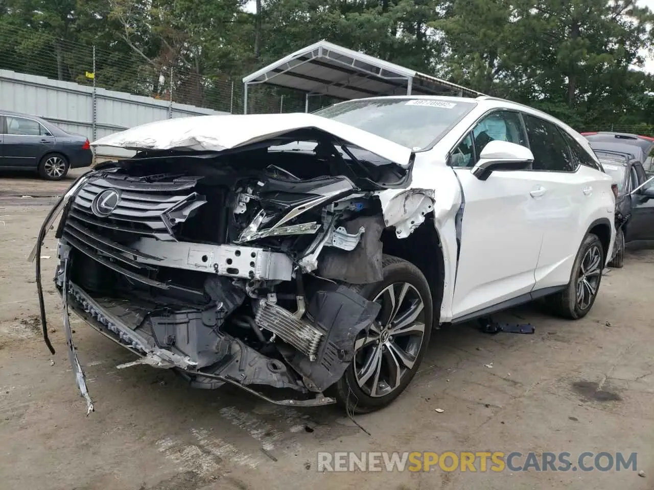 2 Фотография поврежденного автомобиля JTJGZKCA9K2012995 LEXUS RX350 2019