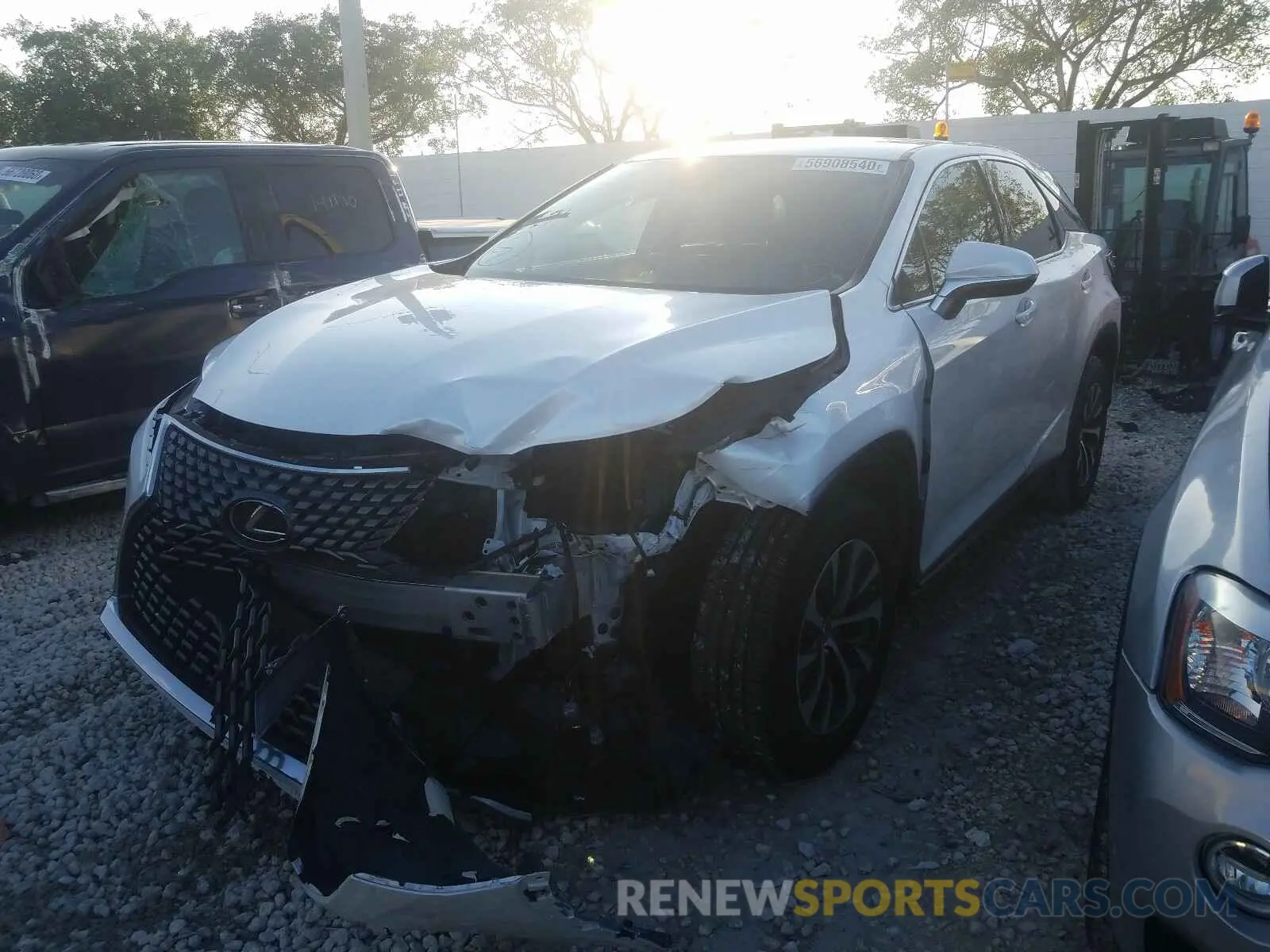2 Photograph of a damaged car 2T2AZMAA8LC156026 LEXUS RX350 2020