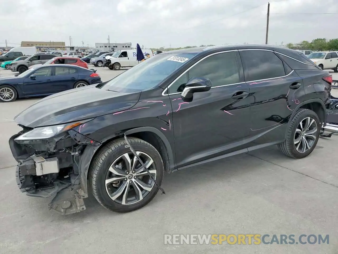 1 Фотография поврежденного автомобиля 2T2HZMAA0LC161879 LEXUS RX350 2020