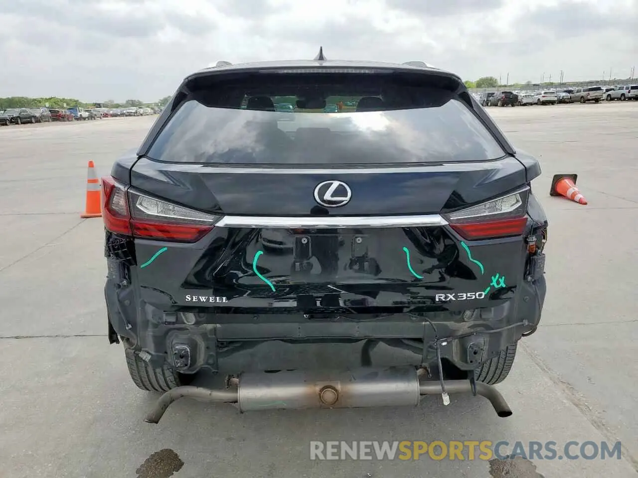 6 Фотография поврежденного автомобиля 2T2HZMAA0LC161879 LEXUS RX350 2020