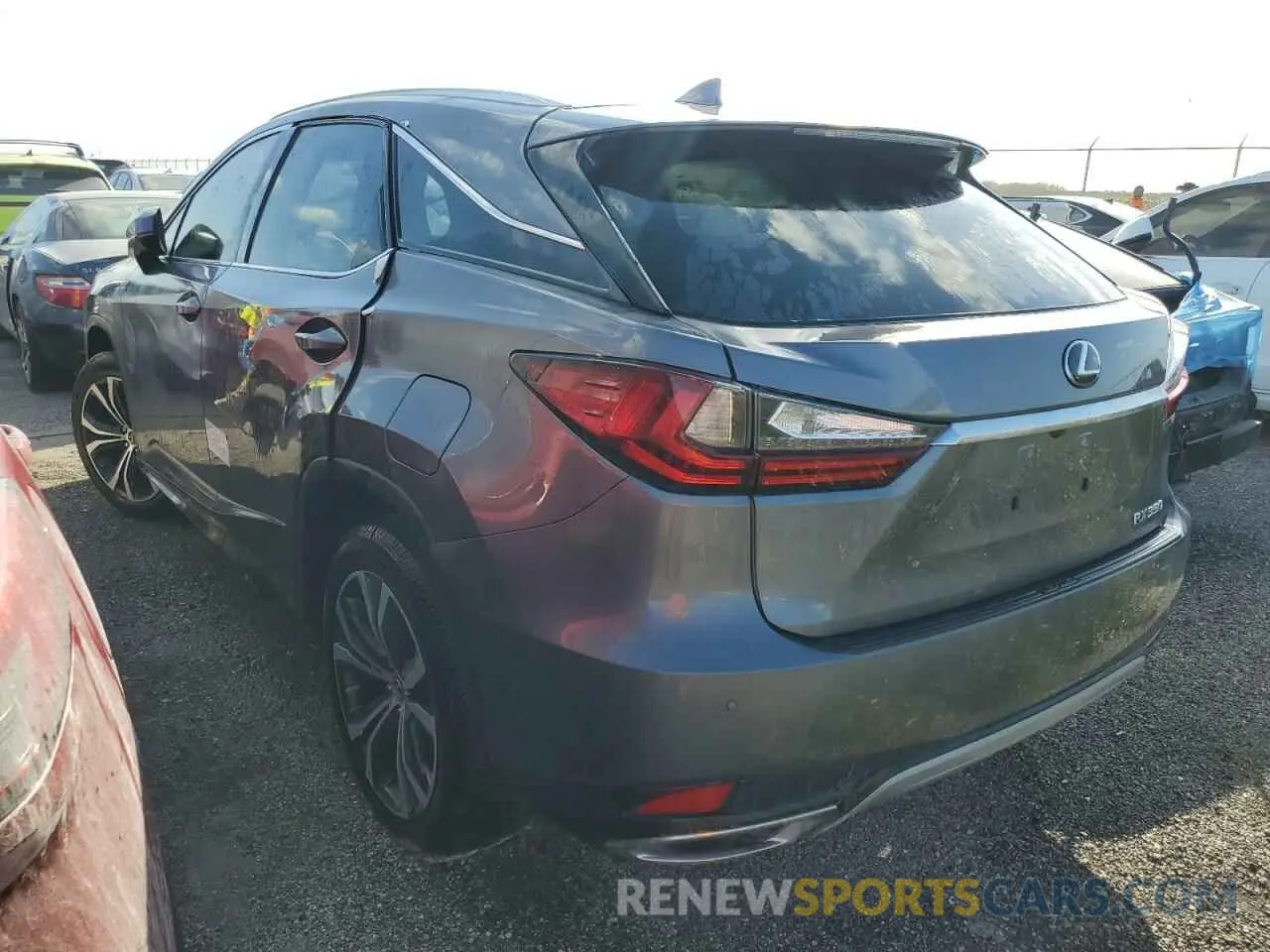 2 Photograph of a damaged car 2T2HZMAA2LC161527 LEXUS RX350 2020