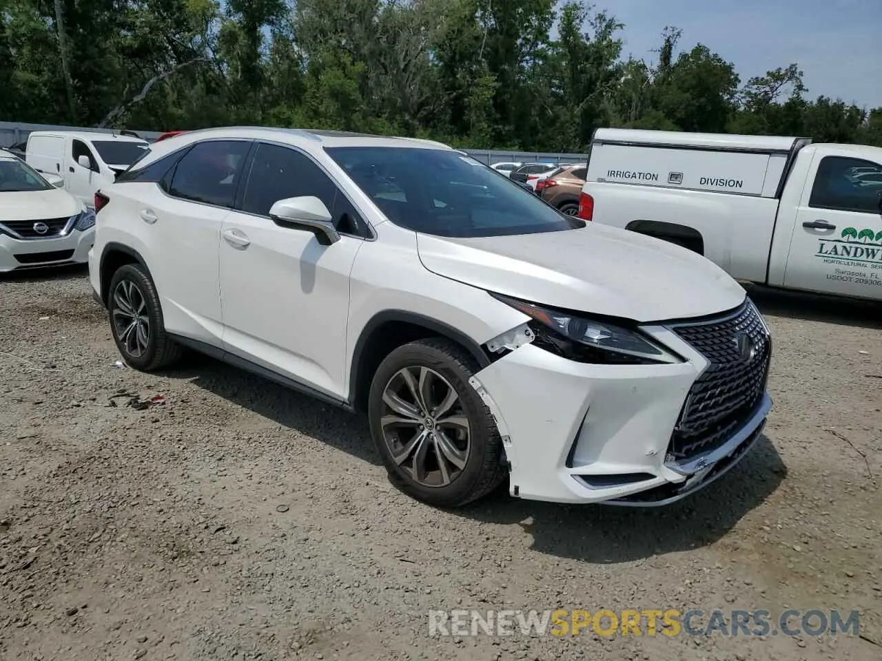 4 Фотография поврежденного автомобиля 2T2HZMAA2LC166971 LEXUS RX350 2020