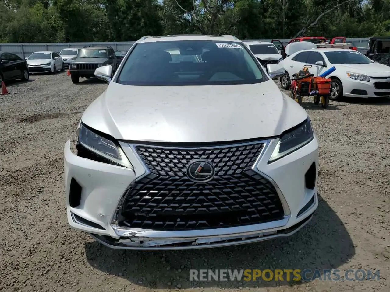 5 Фотография поврежденного автомобиля 2T2HZMAA2LC166971 LEXUS RX350 2020