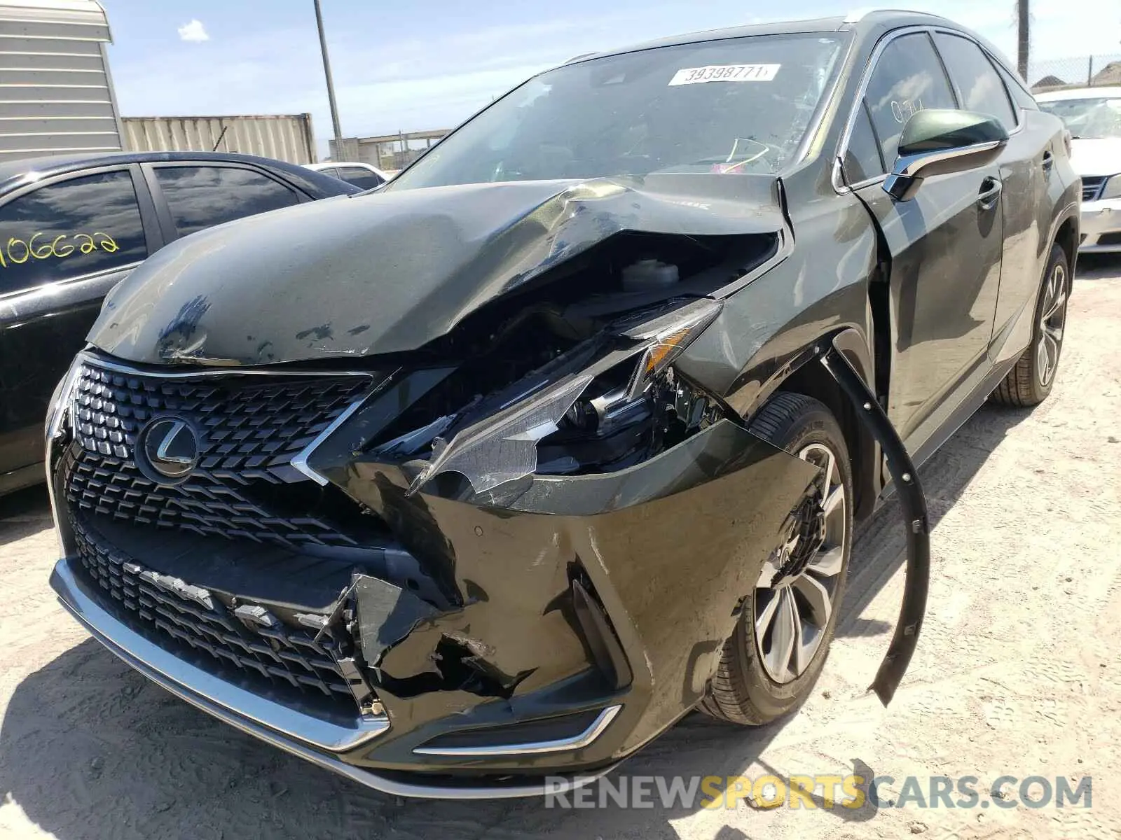 2 Photograph of a damaged car 2T2HZMAA3LC156983 LEXUS RX350 2020