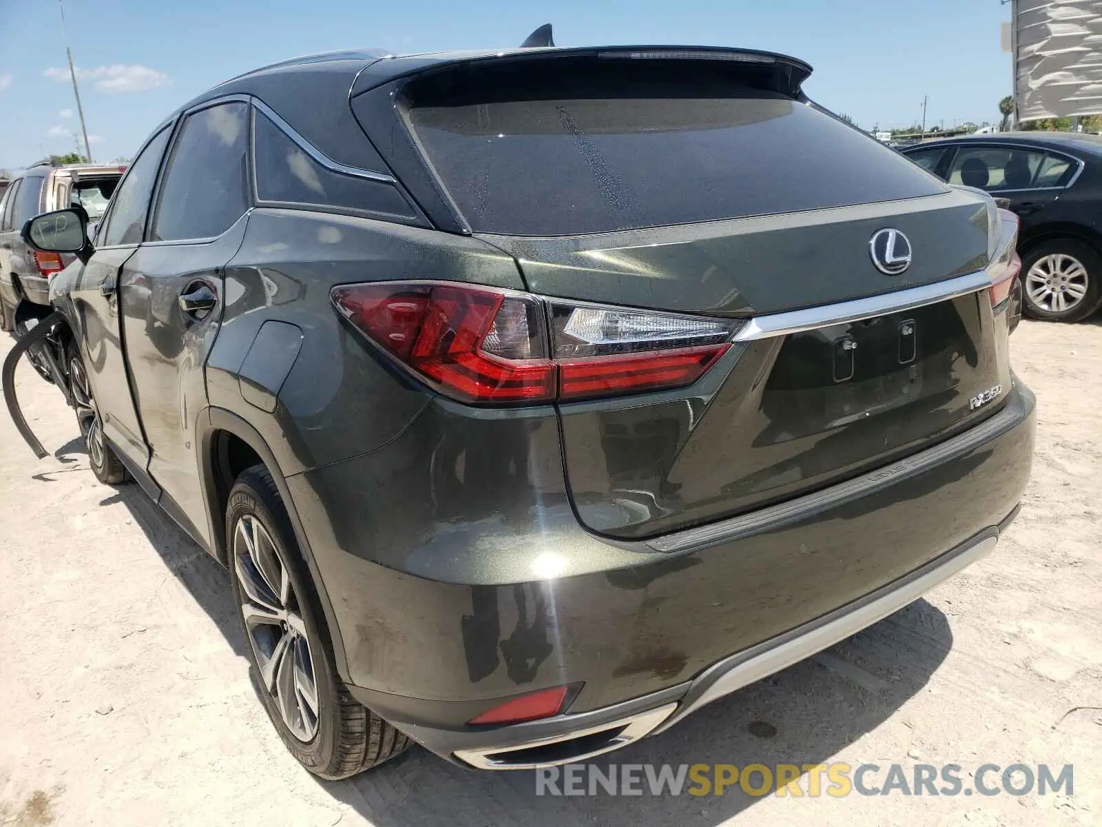 3 Photograph of a damaged car 2T2HZMAA3LC156983 LEXUS RX350 2020
