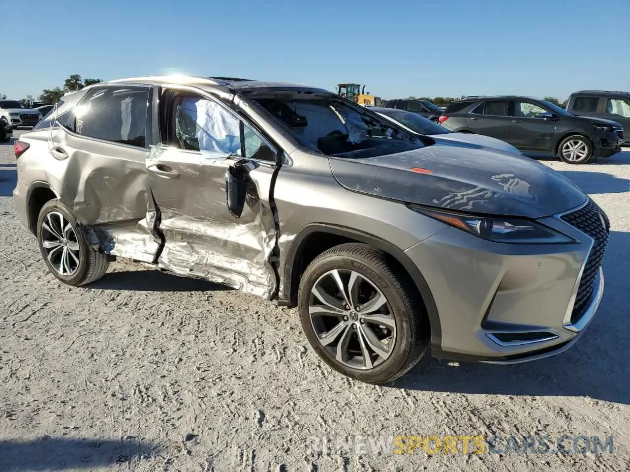 4 Photograph of a damaged car 2T2HZMAA4LC167104 LEXUS RX350 2020