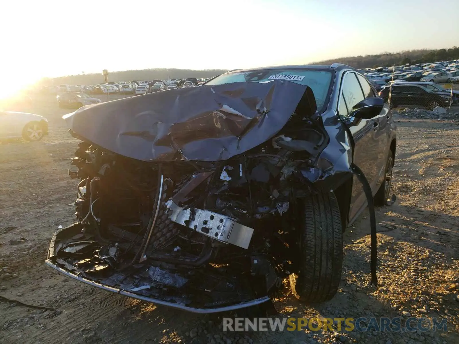 2 Photograph of a damaged car 2T2HZMAA5LC165670 LEXUS RX350 2020