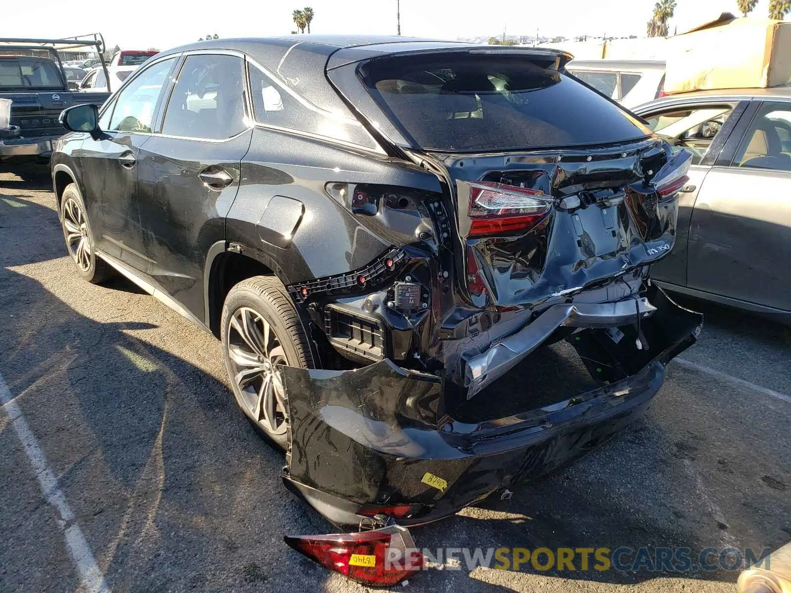 3 Photograph of a damaged car 2T2HZMAA5LC171887 LEXUS RX350 2020