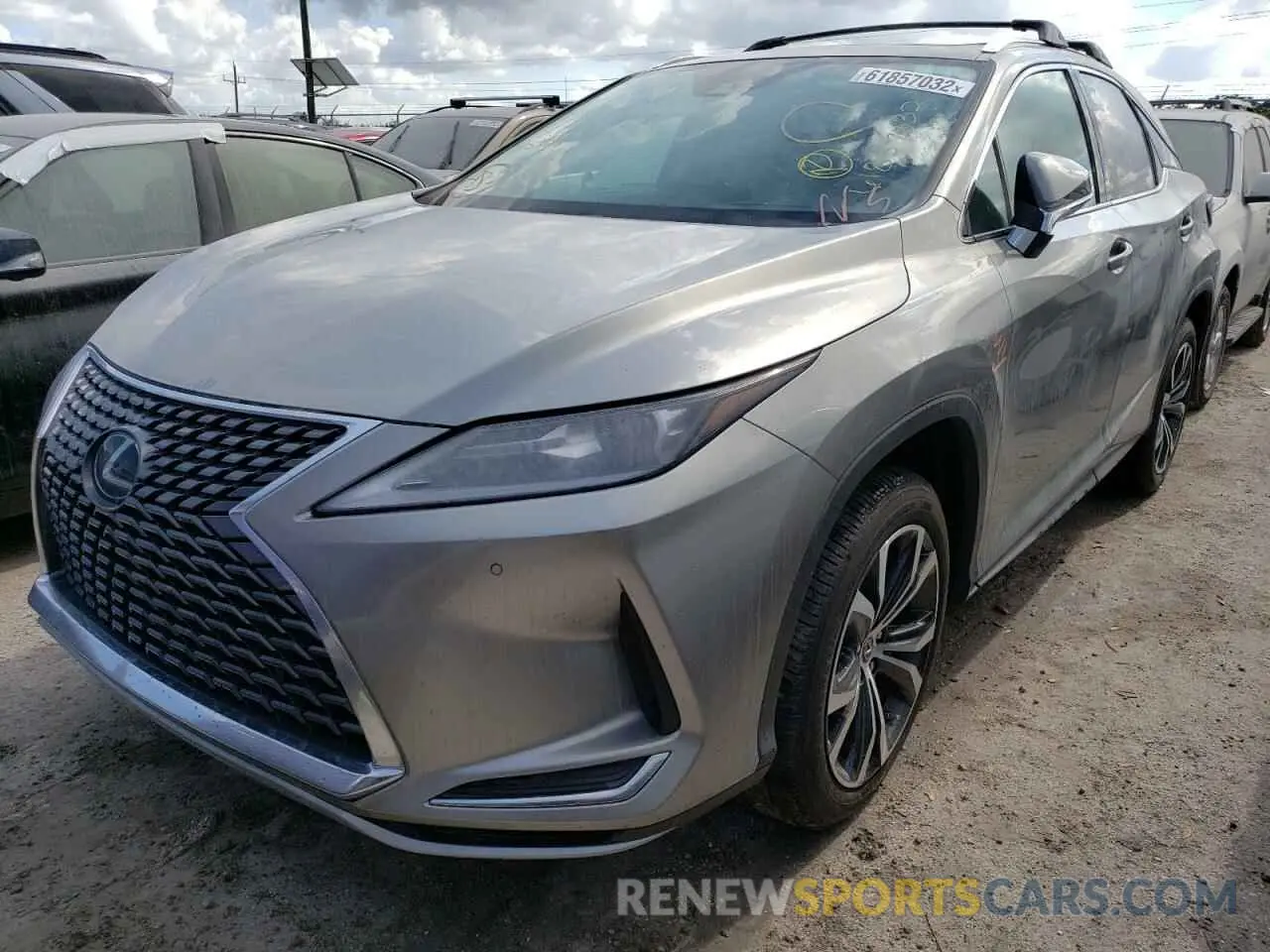 2 Фотография поврежденного автомобиля 2T2HZMAA6LC162745 LEXUS RX350 2020