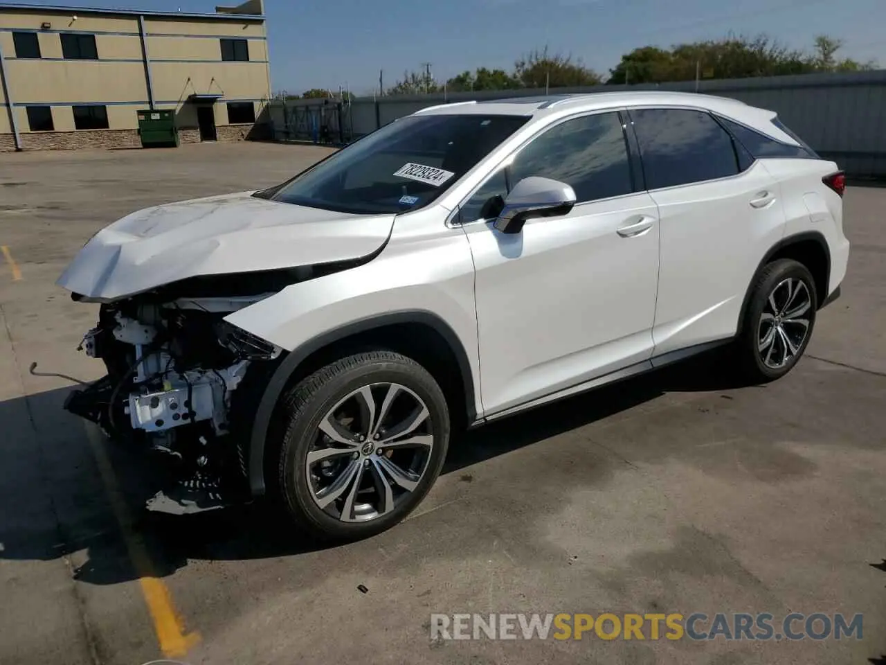 1 Фотография поврежденного автомобиля 2T2HZMAA7LC163189 LEXUS RX350 2020