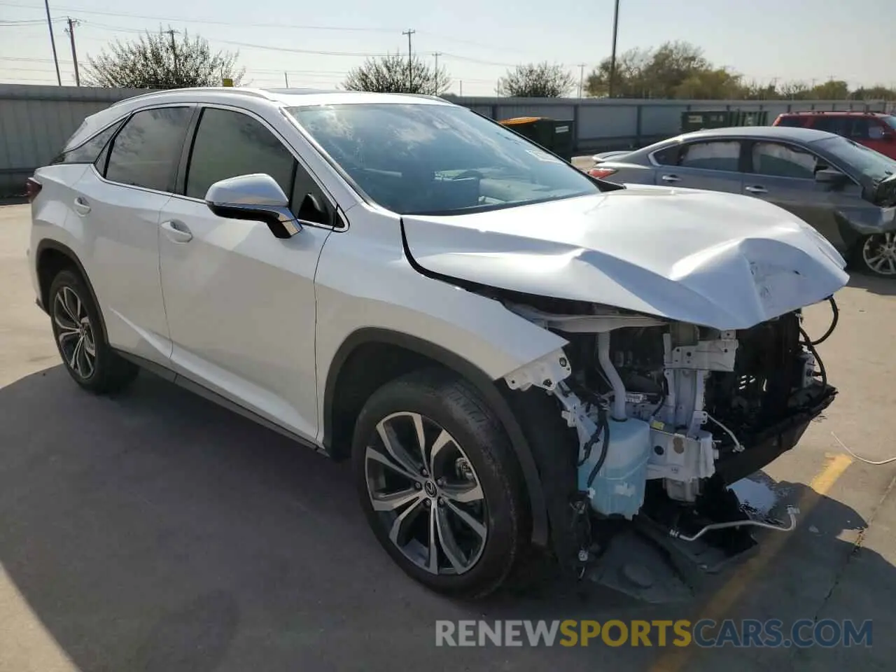 4 Фотография поврежденного автомобиля 2T2HZMAA7LC163189 LEXUS RX350 2020