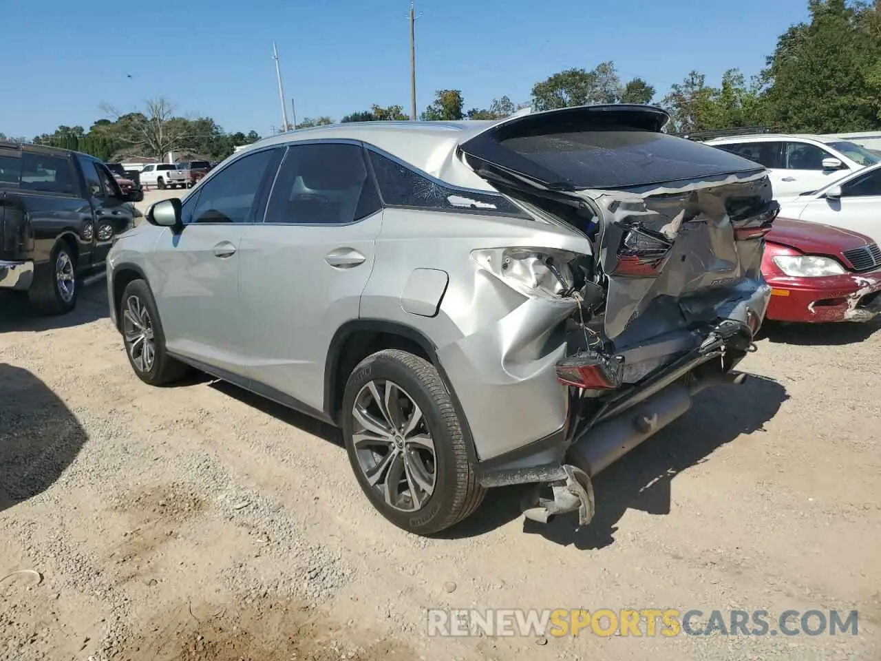 2 Photograph of a damaged car 2T2HZMAA7LC168442 LEXUS RX350 2020