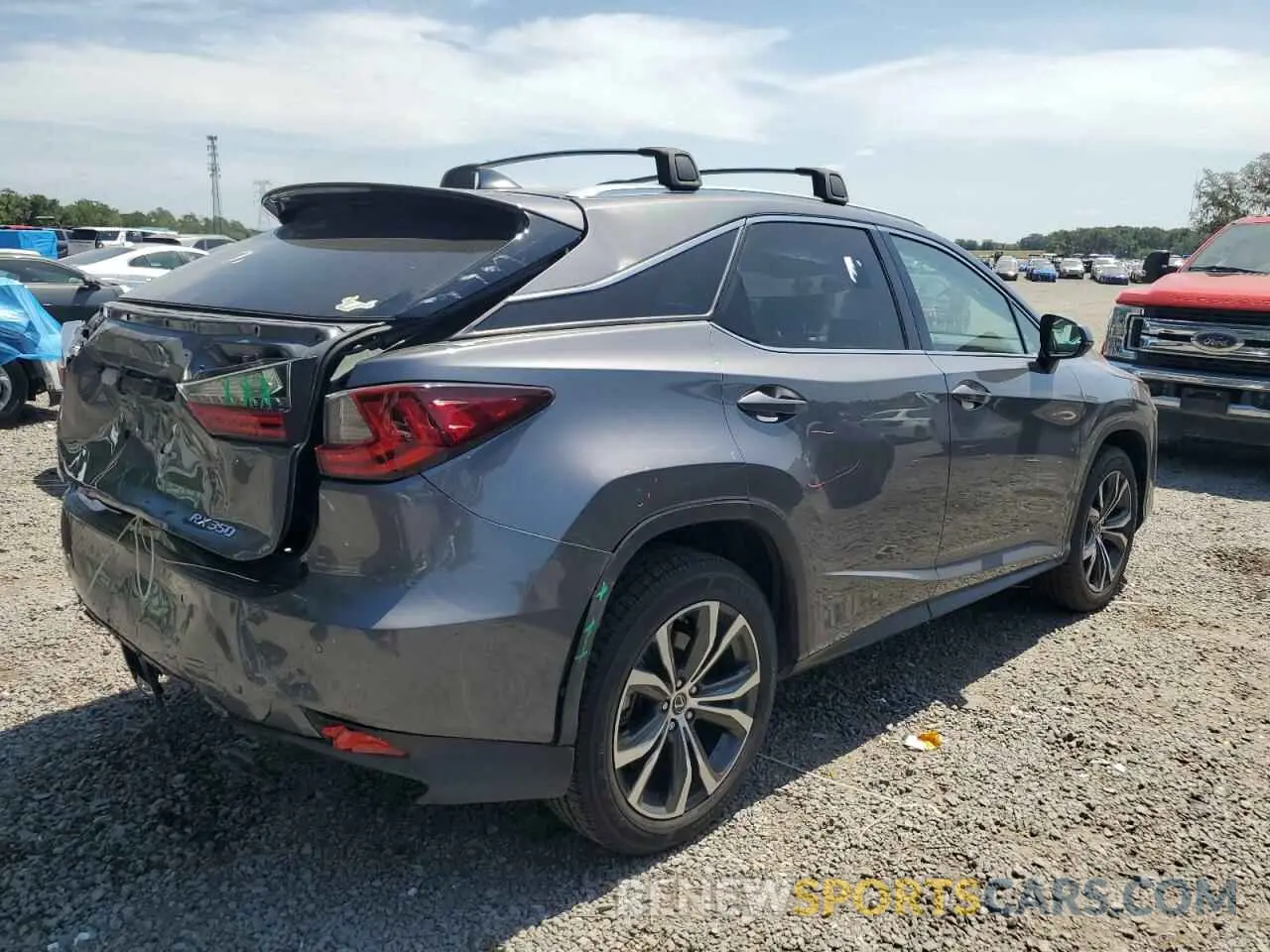 3 Фотография поврежденного автомобиля 2T2HZMAA7LC175052 LEXUS RX350 2020