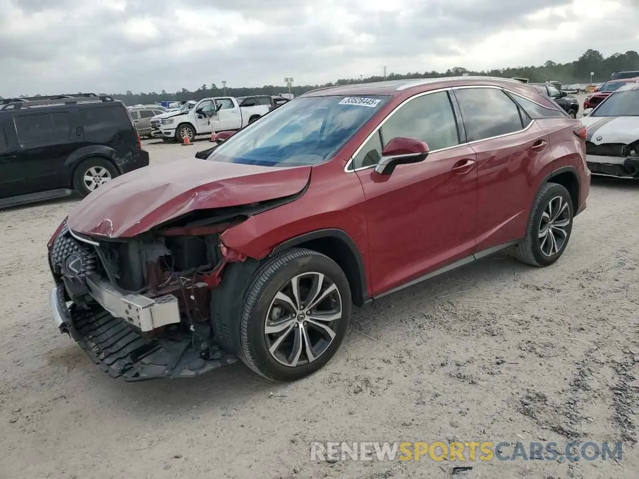 1 Photograph of a damaged car 2T2HZMAA8LC158471 LEXUS RX350 2020