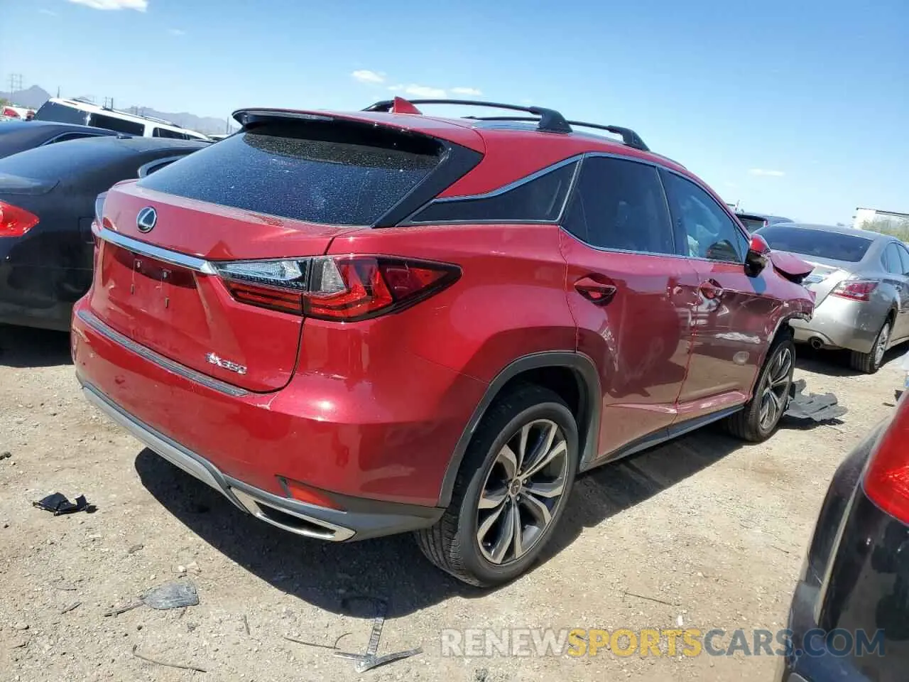3 Фотография поврежденного автомобиля 2T2HZMAA8LC162004 LEXUS RX350 2020