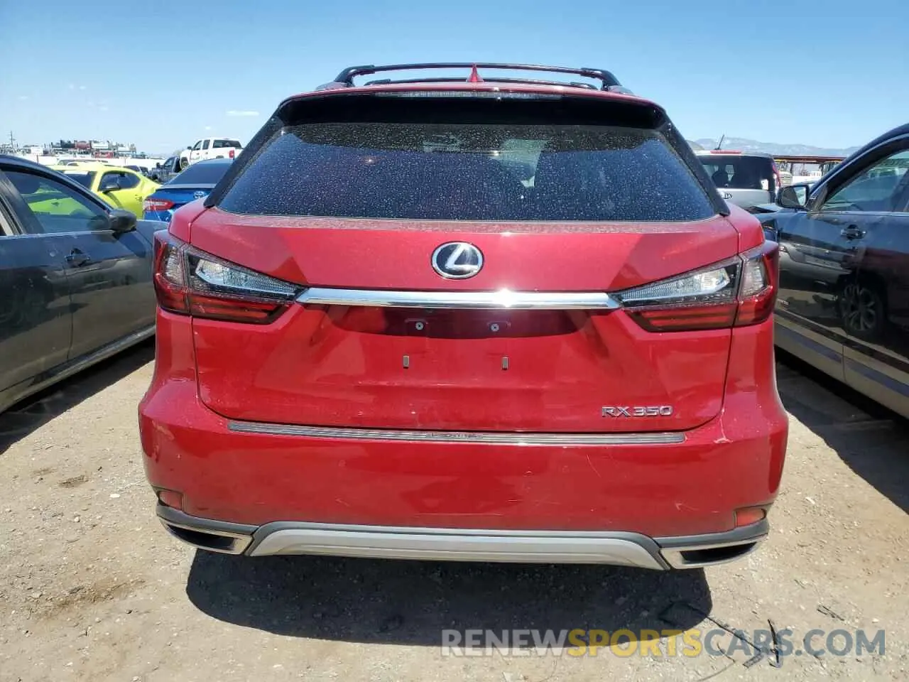 6 Фотография поврежденного автомобиля 2T2HZMAA8LC162004 LEXUS RX350 2020