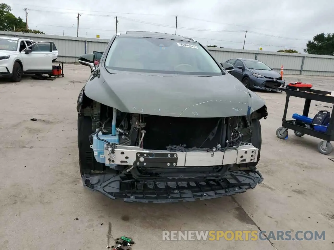 5 Photograph of a damaged car 2T2HZMAA8LC162200 LEXUS RX350 2020