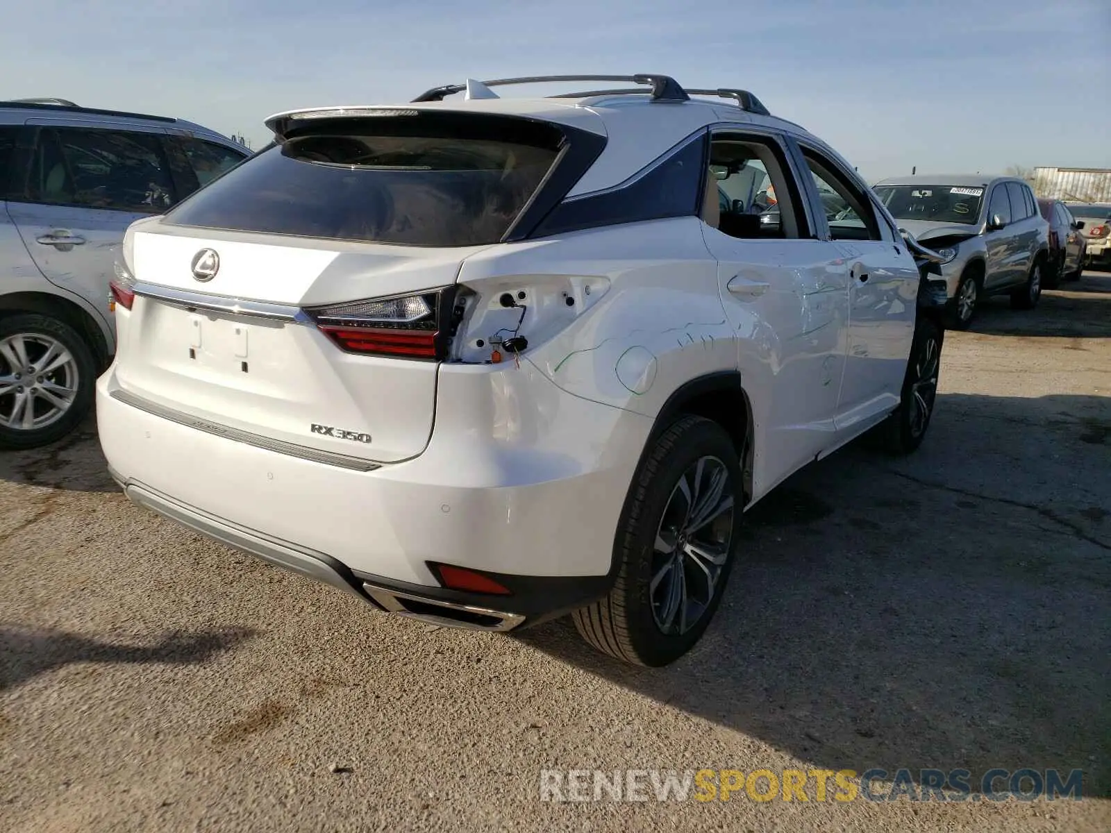 4 Photograph of a damaged car 2T2HZMAA8LC181720 LEXUS RX350 2020