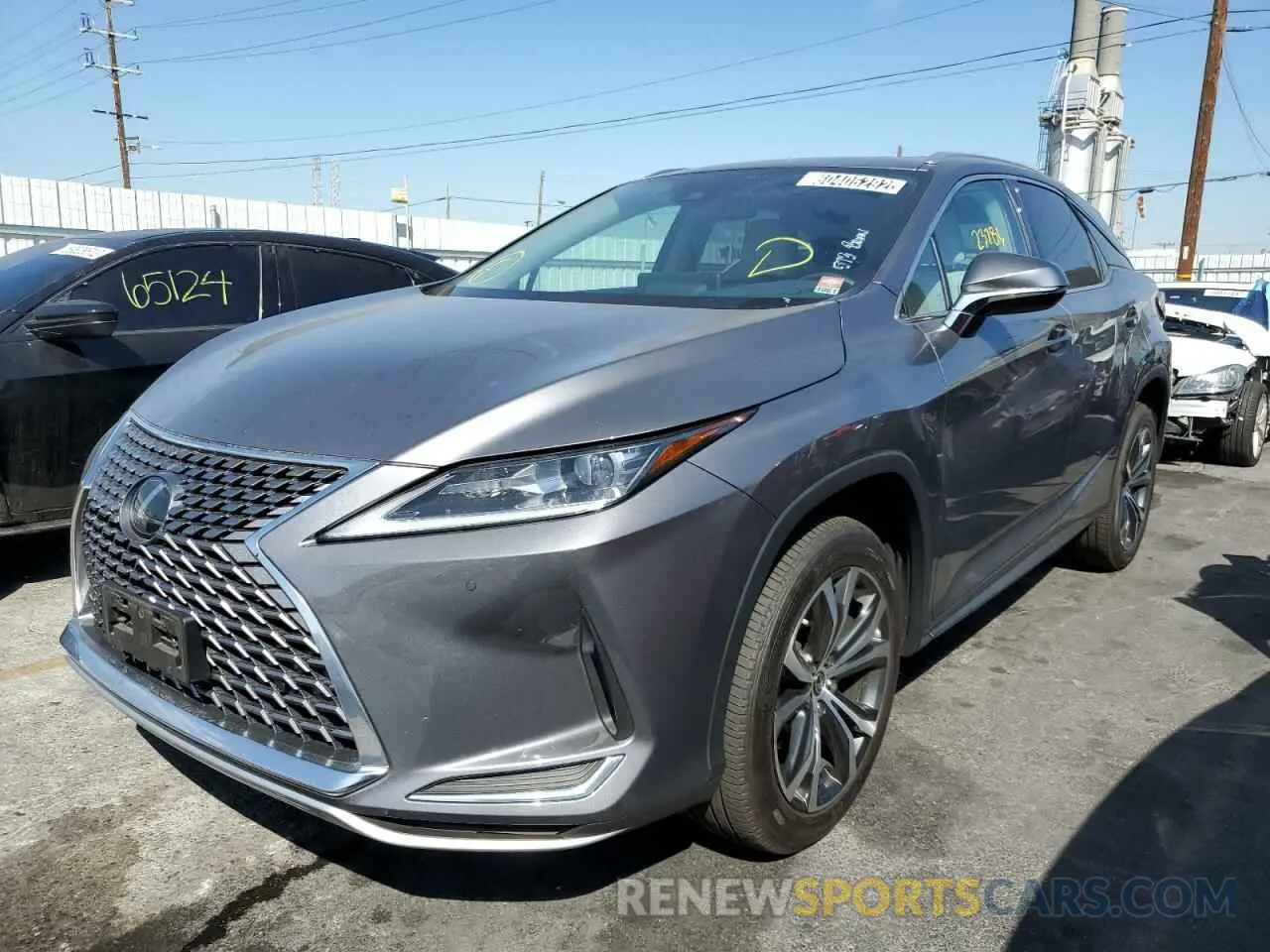 2 Фотография поврежденного автомобиля 2T2HZMAA9LC162450 LEXUS RX350 2020