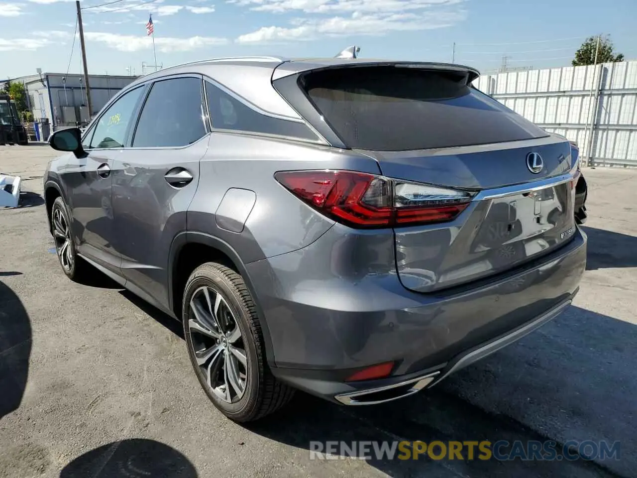 3 Фотография поврежденного автомобиля 2T2HZMAA9LC162450 LEXUS RX350 2020