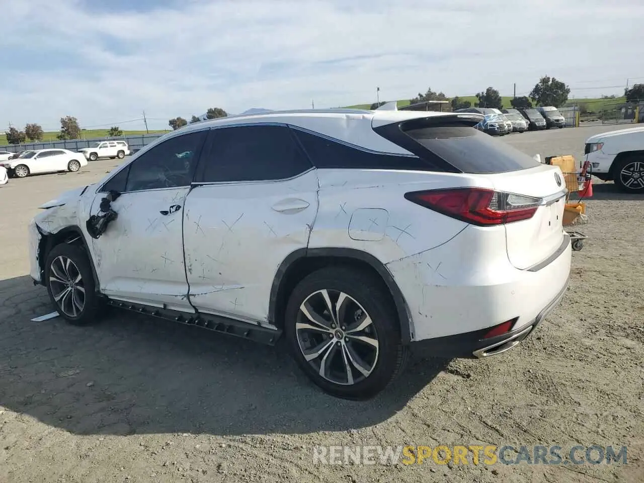2 Фотография поврежденного автомобиля 2T2HZMDA0LC230663 LEXUS RX350 2020