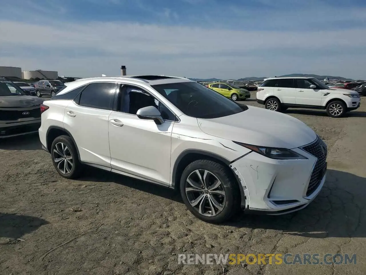 4 Фотография поврежденного автомобиля 2T2HZMDA0LC230663 LEXUS RX350 2020
