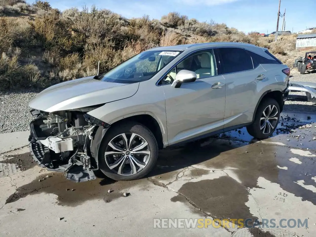 1 Photograph of a damaged car 2T2HZMDA0LC253764 LEXUS RX350 2020