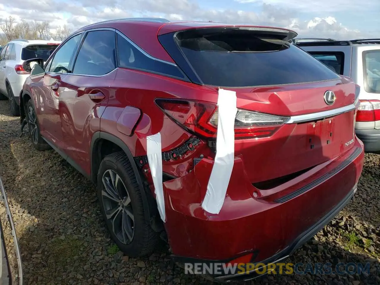 2 Photograph of a damaged car 2T2HZMDA1LC217100 LEXUS RX350 2020