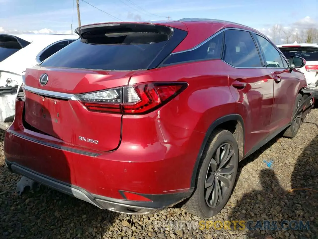3 Photograph of a damaged car 2T2HZMDA1LC217100 LEXUS RX350 2020